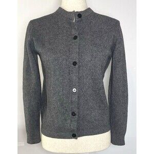 Berk Burlington made in Scotland 100% cashmere button sweater women